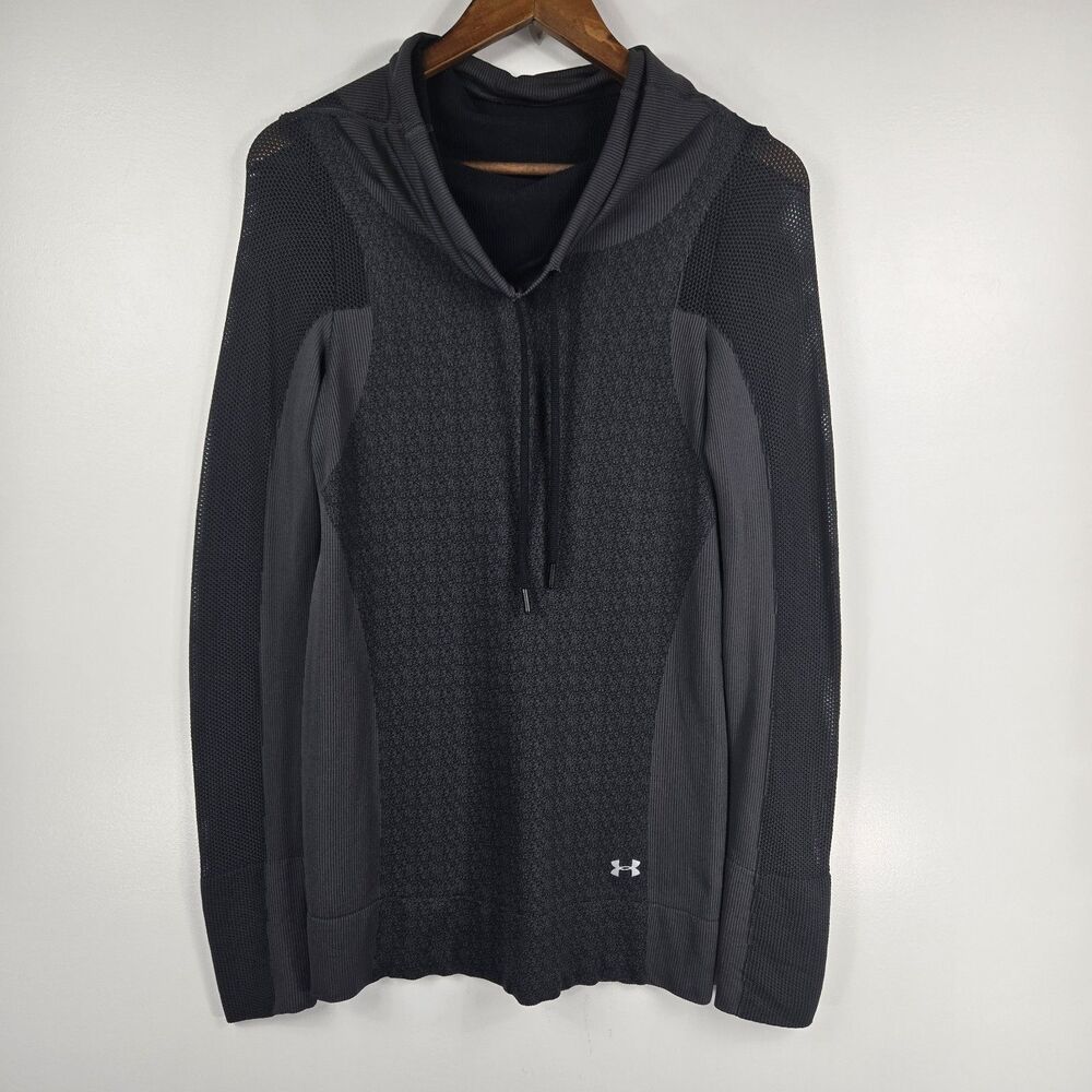 Under‎ Armour UA Women's Size Small Vanish Seamless Black Long Sleeve Pullover